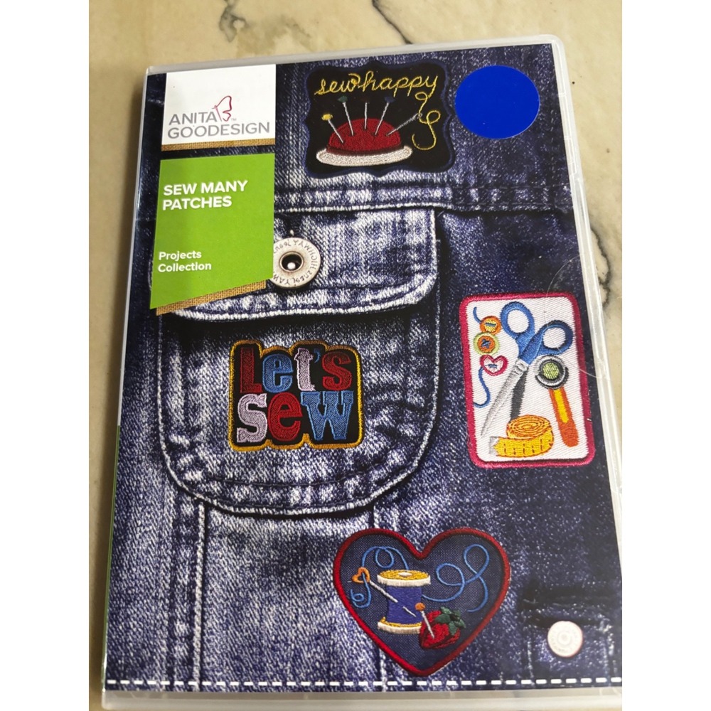 Anita Goodesign Embroidery CD Sew Many Patches PROJ77 NEW Sewing Crafts‎